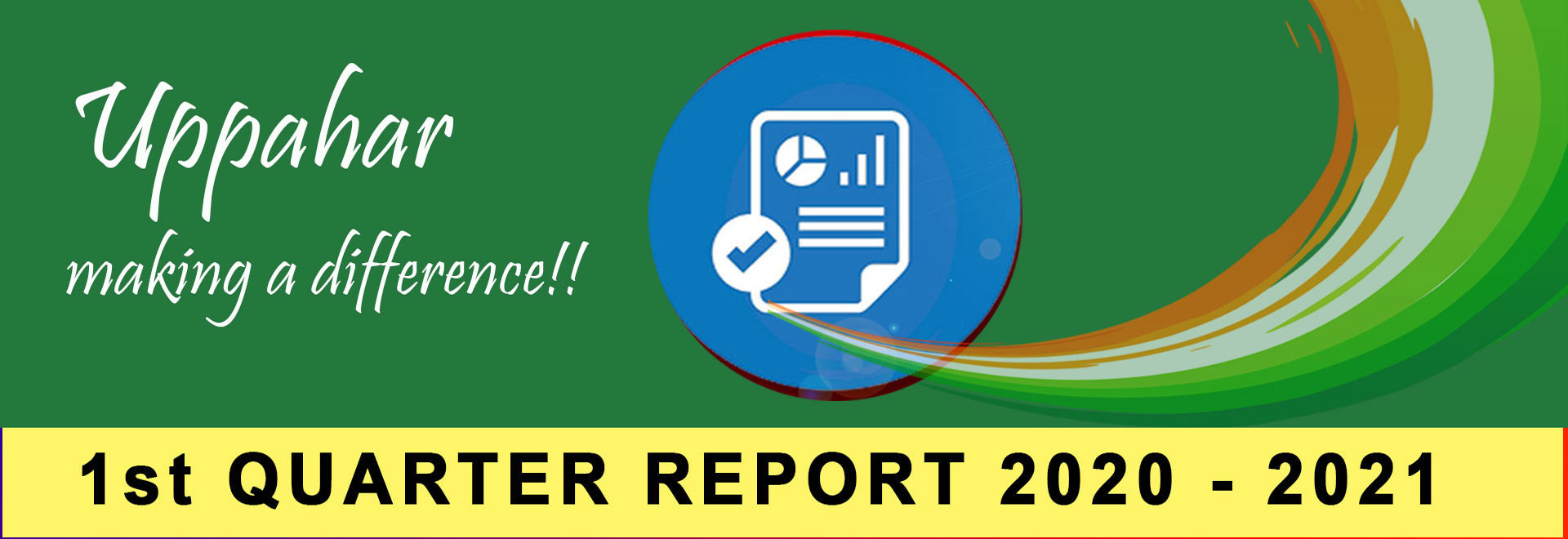 Uppahar India 1st Quarterly Report 2020-21