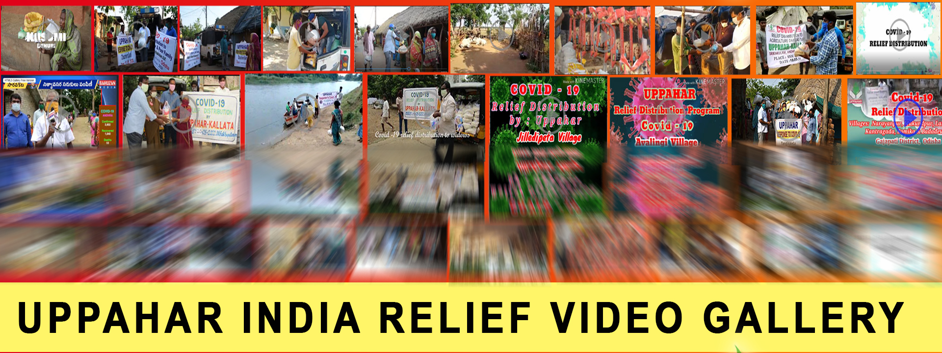 Uppahar India COVID19 Relief Programs - May - 2020